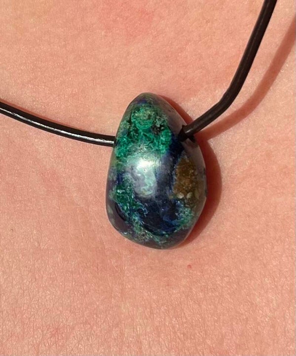 Pendentif azurite malachite 1