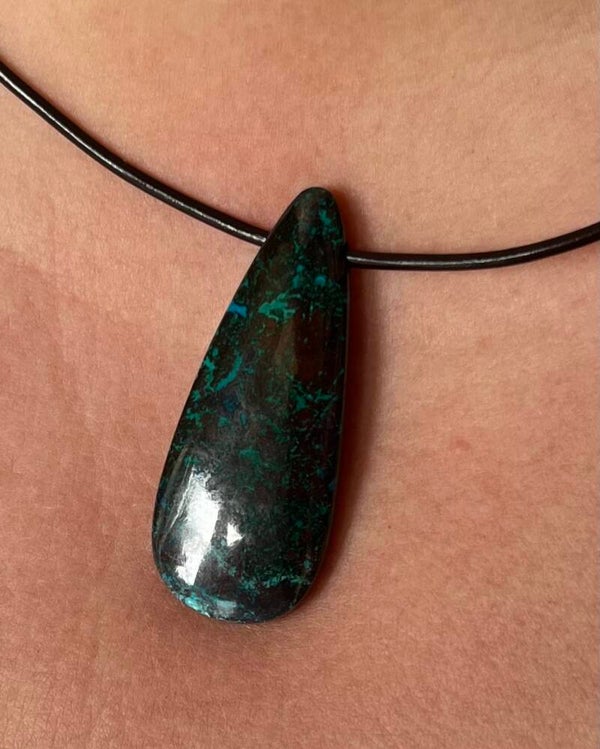 Pendentif chrysocolle 1