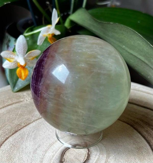 Sphère en fluorite