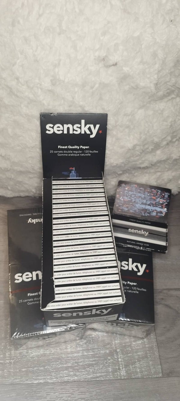 Lot de 5 carnets à rouler "sensky"