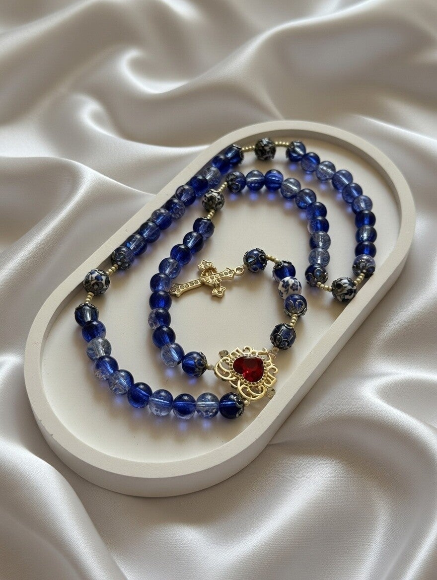 Różaniec Blue Halo