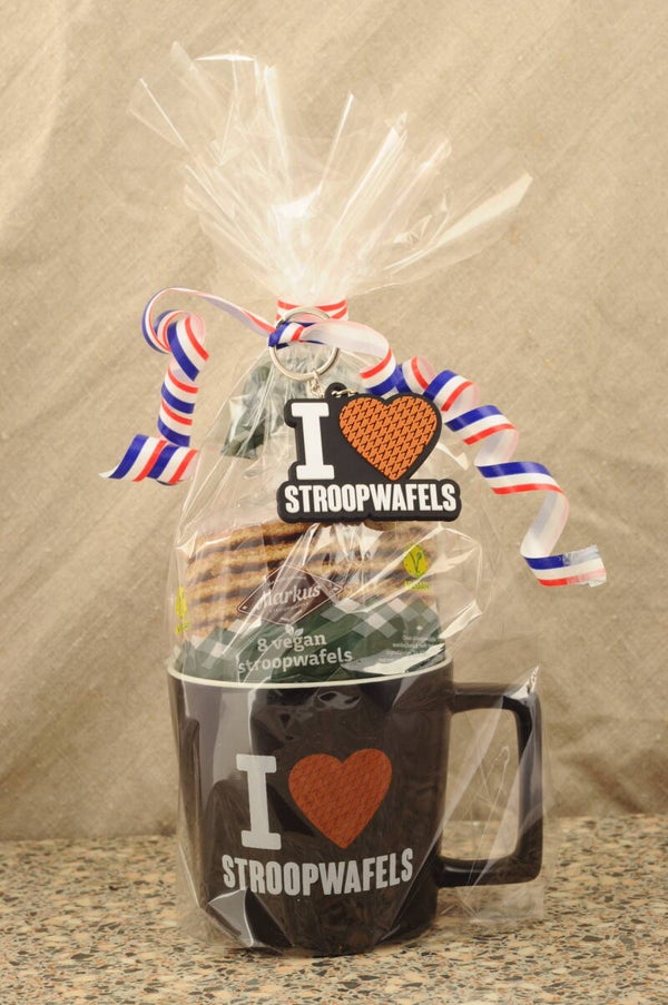 I Love Stroopwafels Mokcadeau Vegan