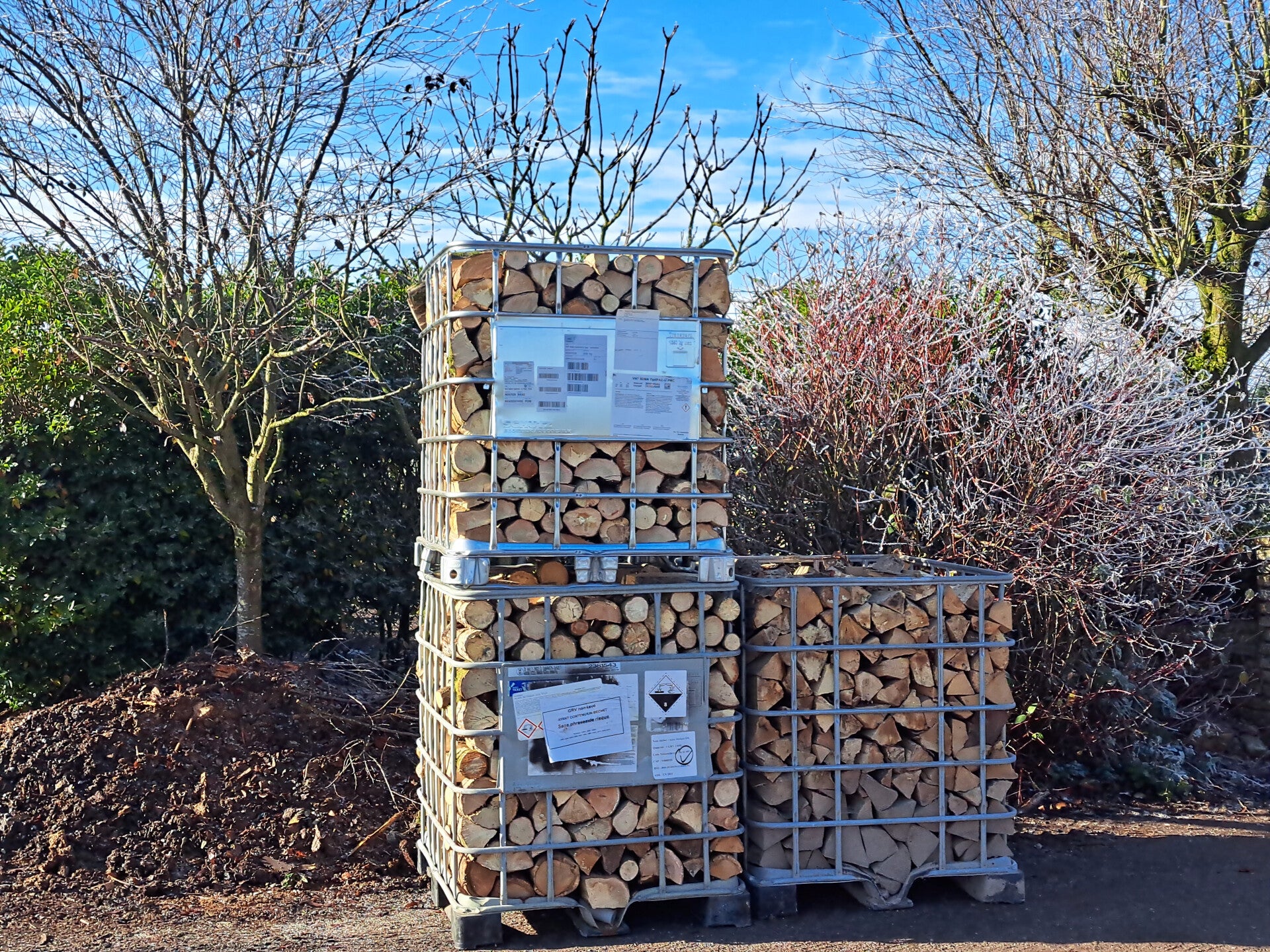 Bois de chauffage 25cm