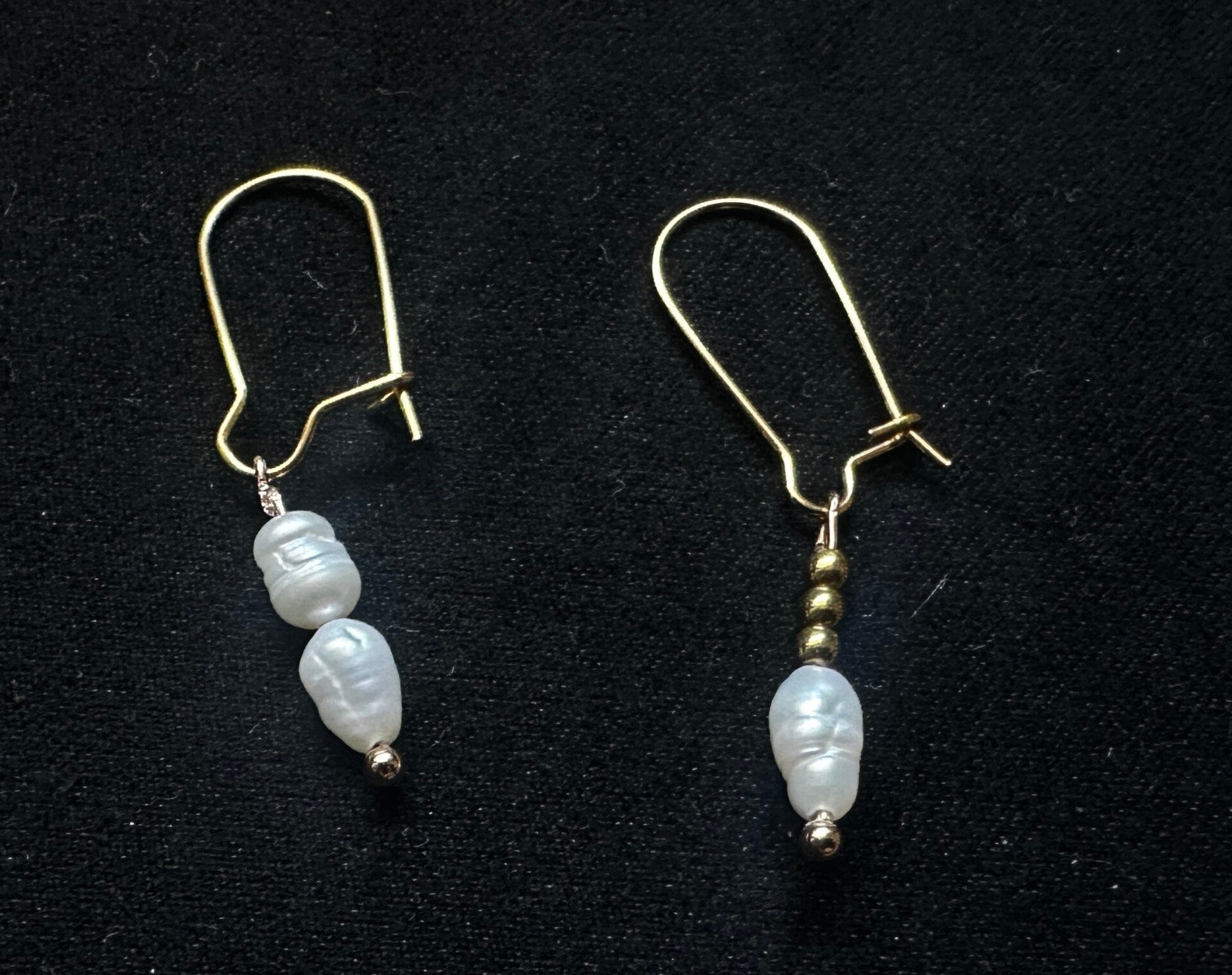 Kolczyki Pearl & Gold Elegance