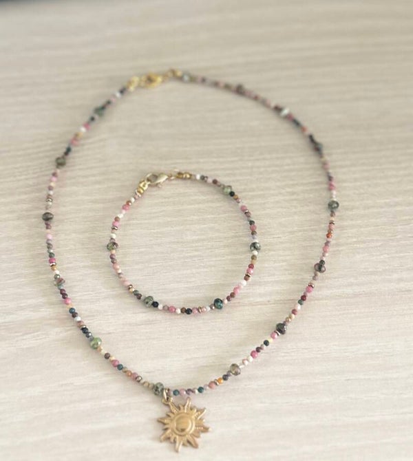 Bransoletka i choker " Aurielle"