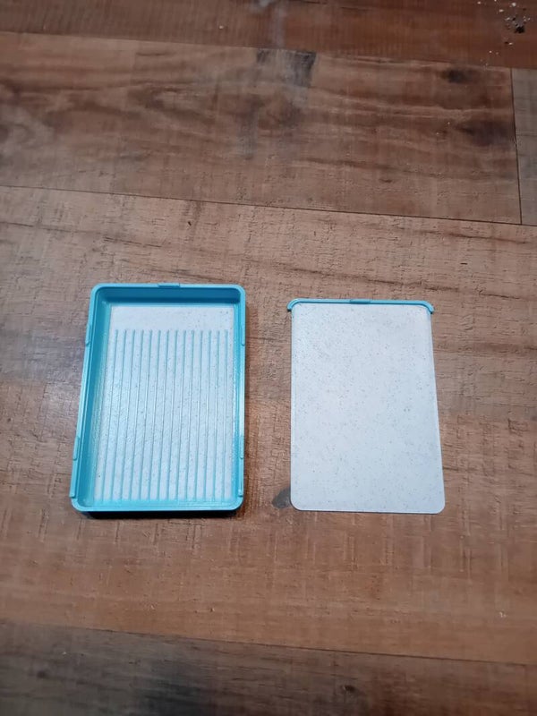 Lot de 2 plateau enpilable  10x7x1.5 cm