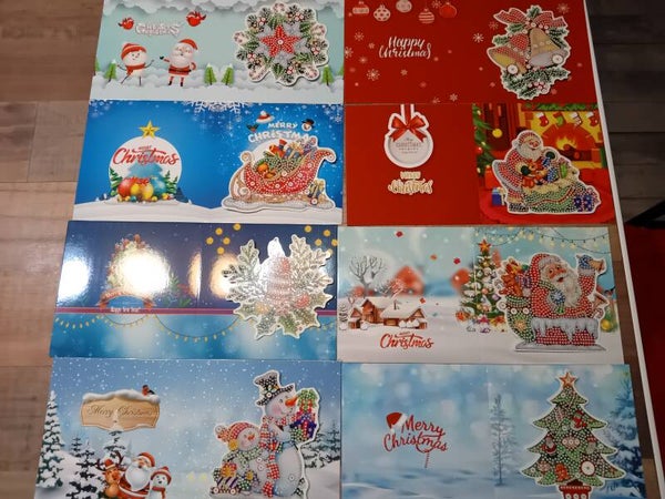 Carte de Noël à diamanté