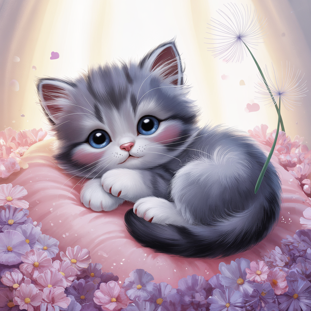 Chatouille et son cousin 70x70