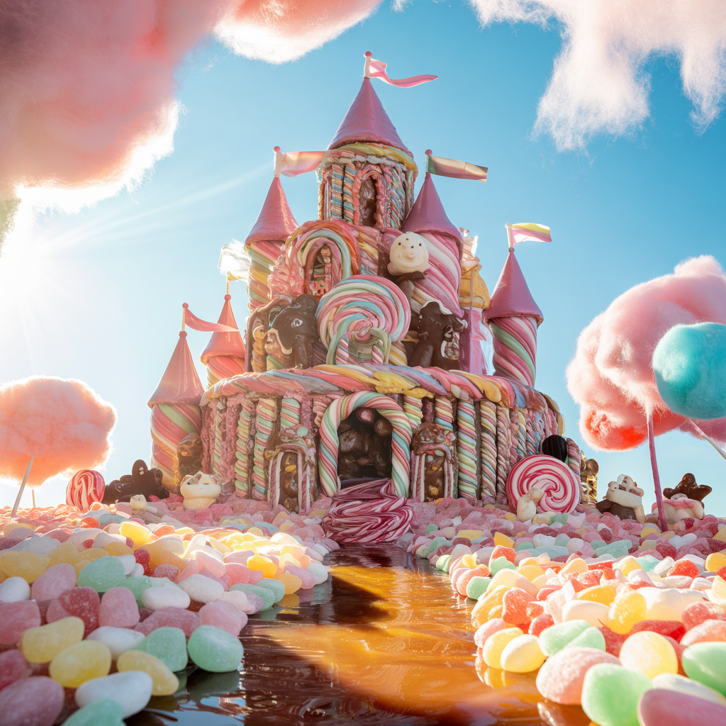 Château friandises 70x70