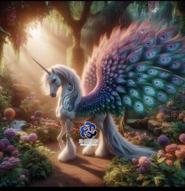 Plumea, la licorne aux plumes de paon