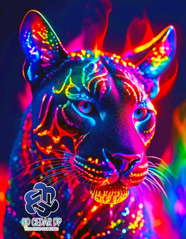 La panthère multicolore