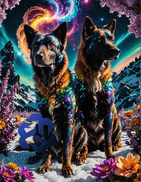 Chiens de garde 60x80