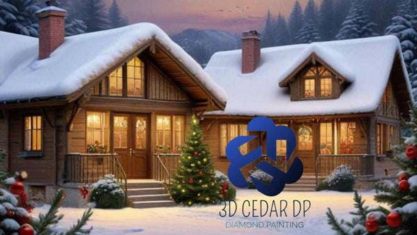 Chalet de Noël 60x100