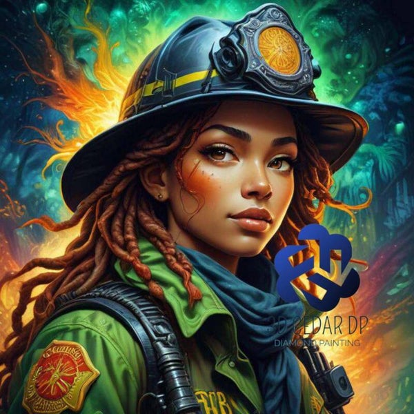 La fire woumen 60x60