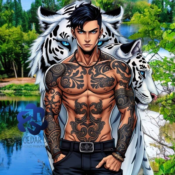 Force du tigre 70x70