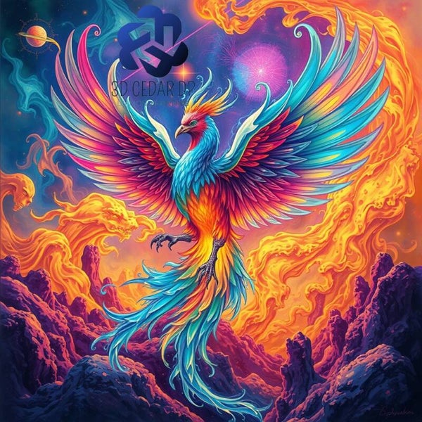Fenix de feu 60x60