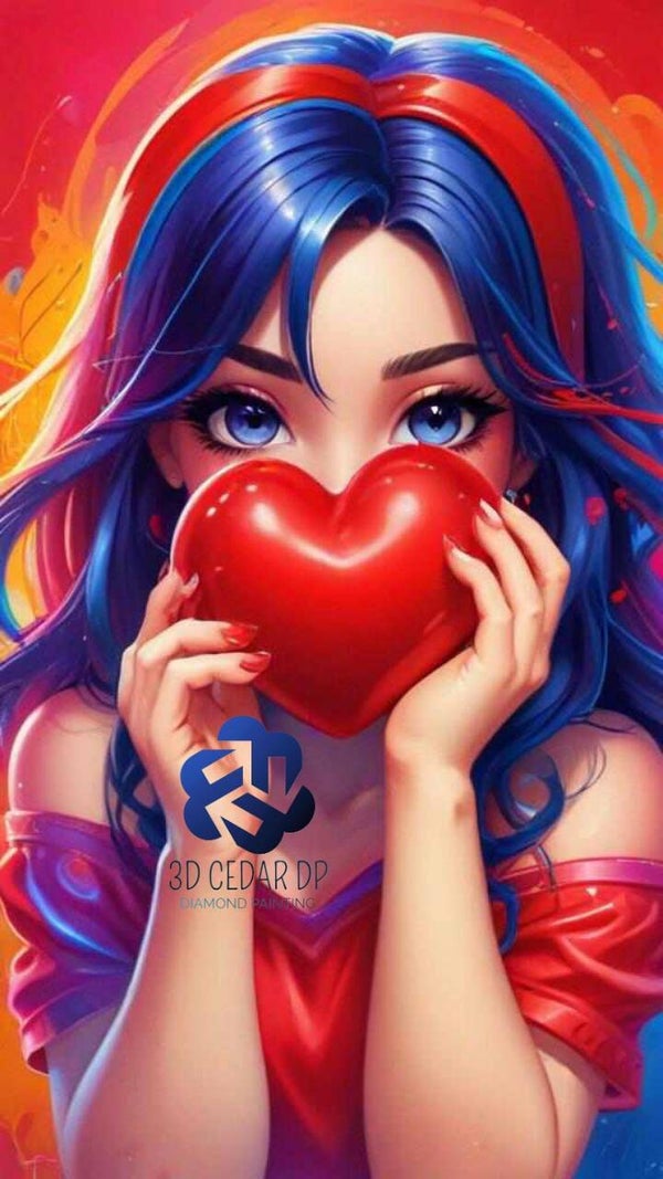 Petit coeur 60x100