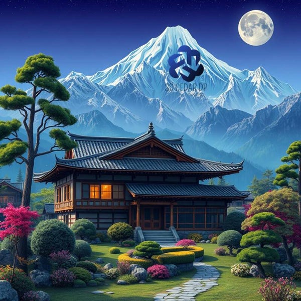 Maison chinoise 70x70