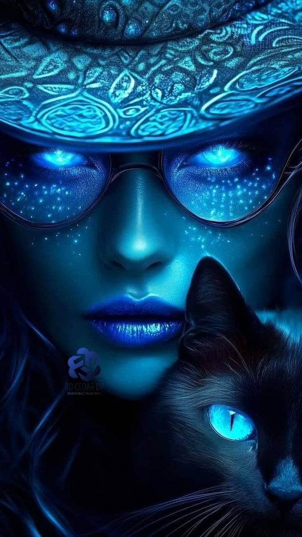 Les yeux bleus