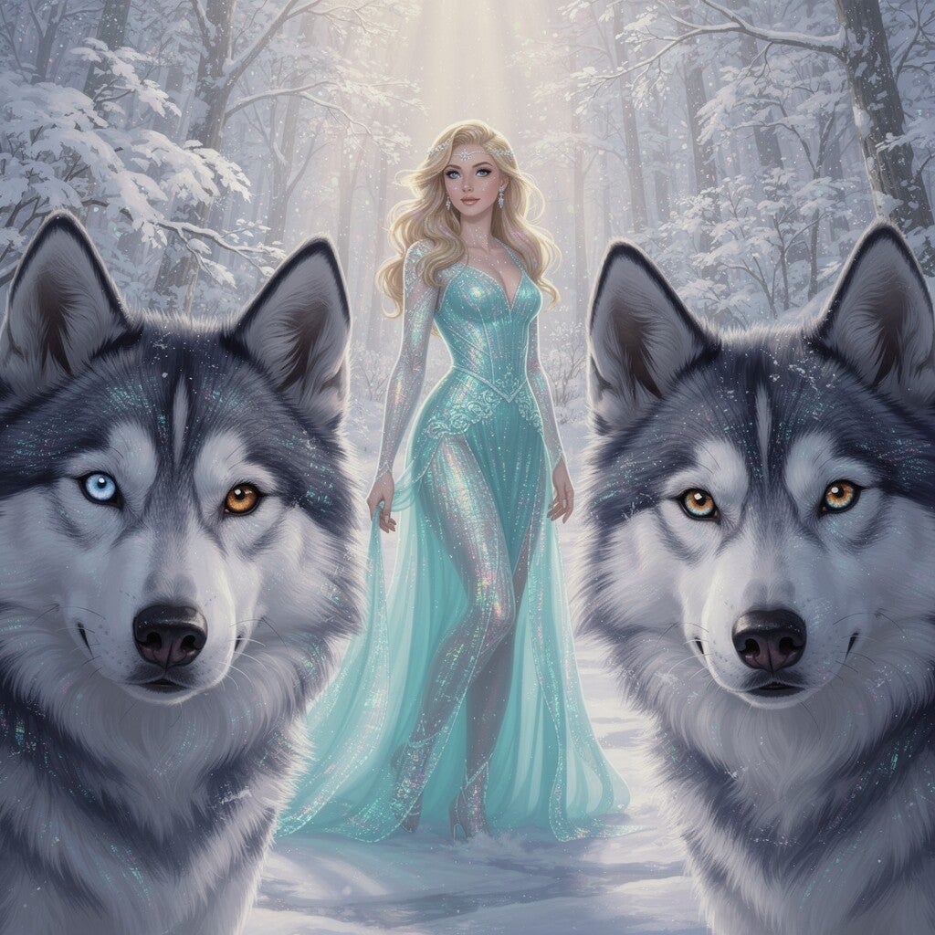 Balade hivernale 70x70