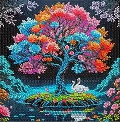 Arbre de vie 25x25 rond