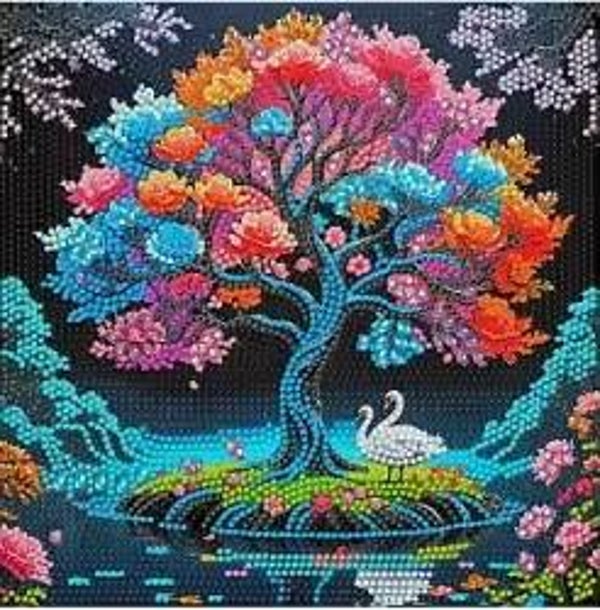 Arbre de vie 25x25 rond