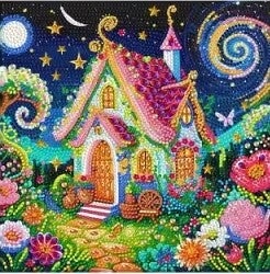 Maison des fleurs 25x25 rond