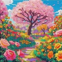 Paysage 25x25 rond