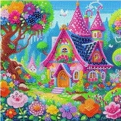 Maison coloré 25x25 rond