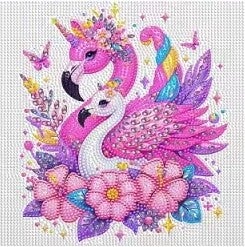 Signe rose 25x25 rond
