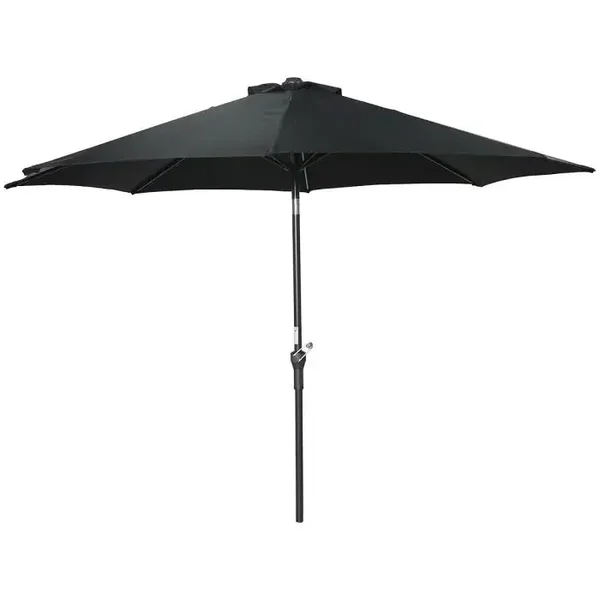 Parasol zwart te huur 3 meter