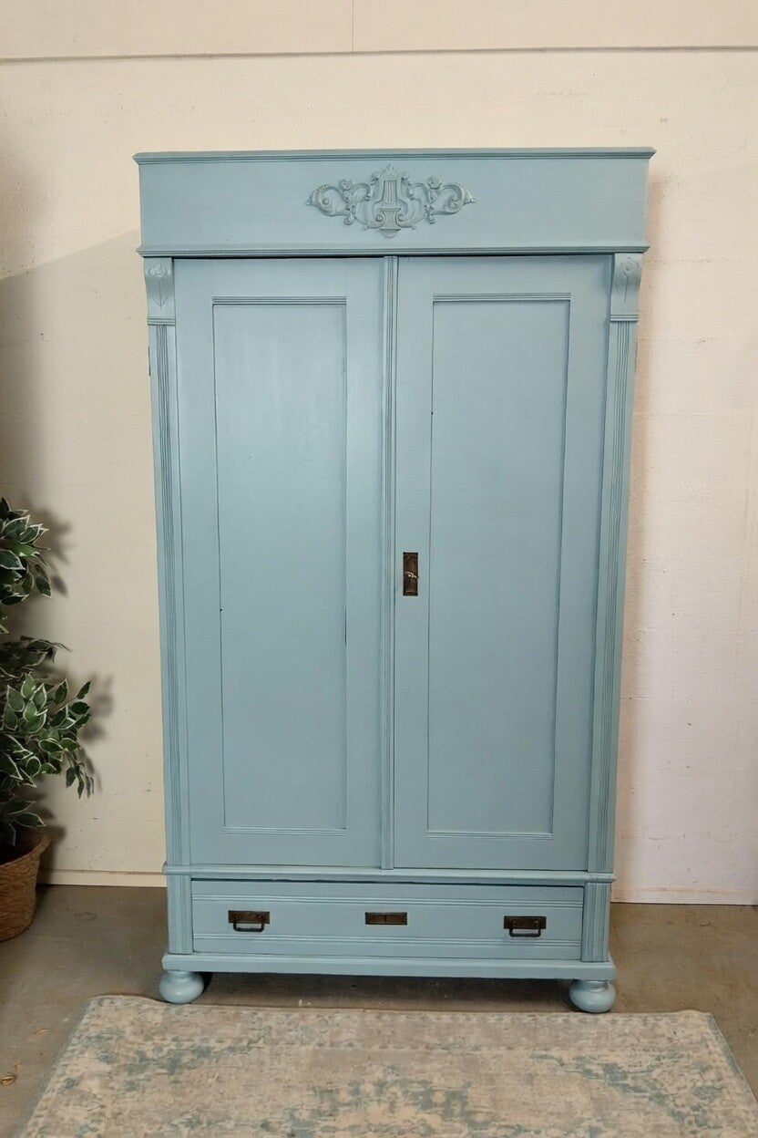 Demontabele grenen kledingkast meidenkast buffetkast