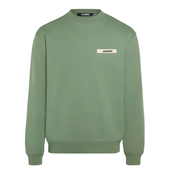 Le Sweatshirt Gros Grain Jacquemus Khaki