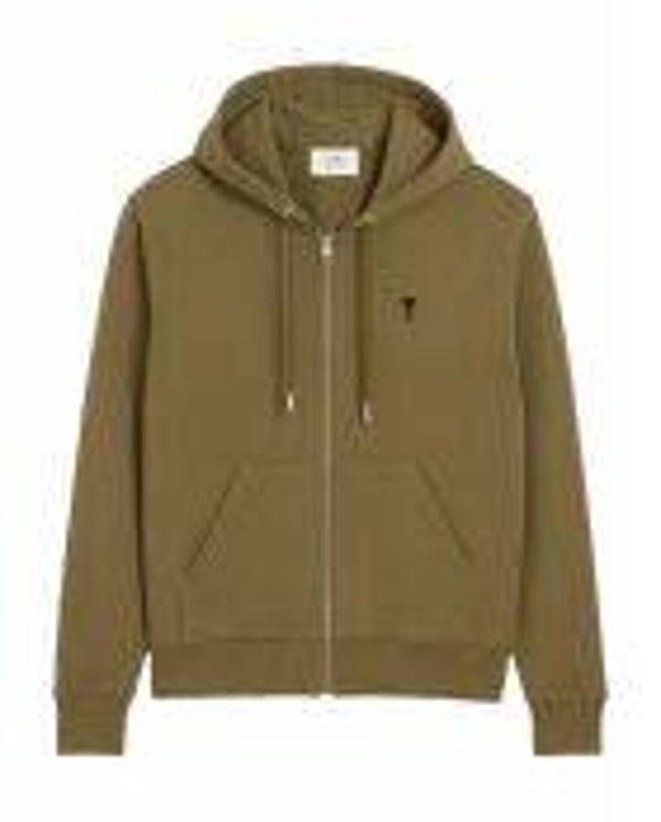 Hoodie Zippe Bronze Ami De Coeur Noir Coton