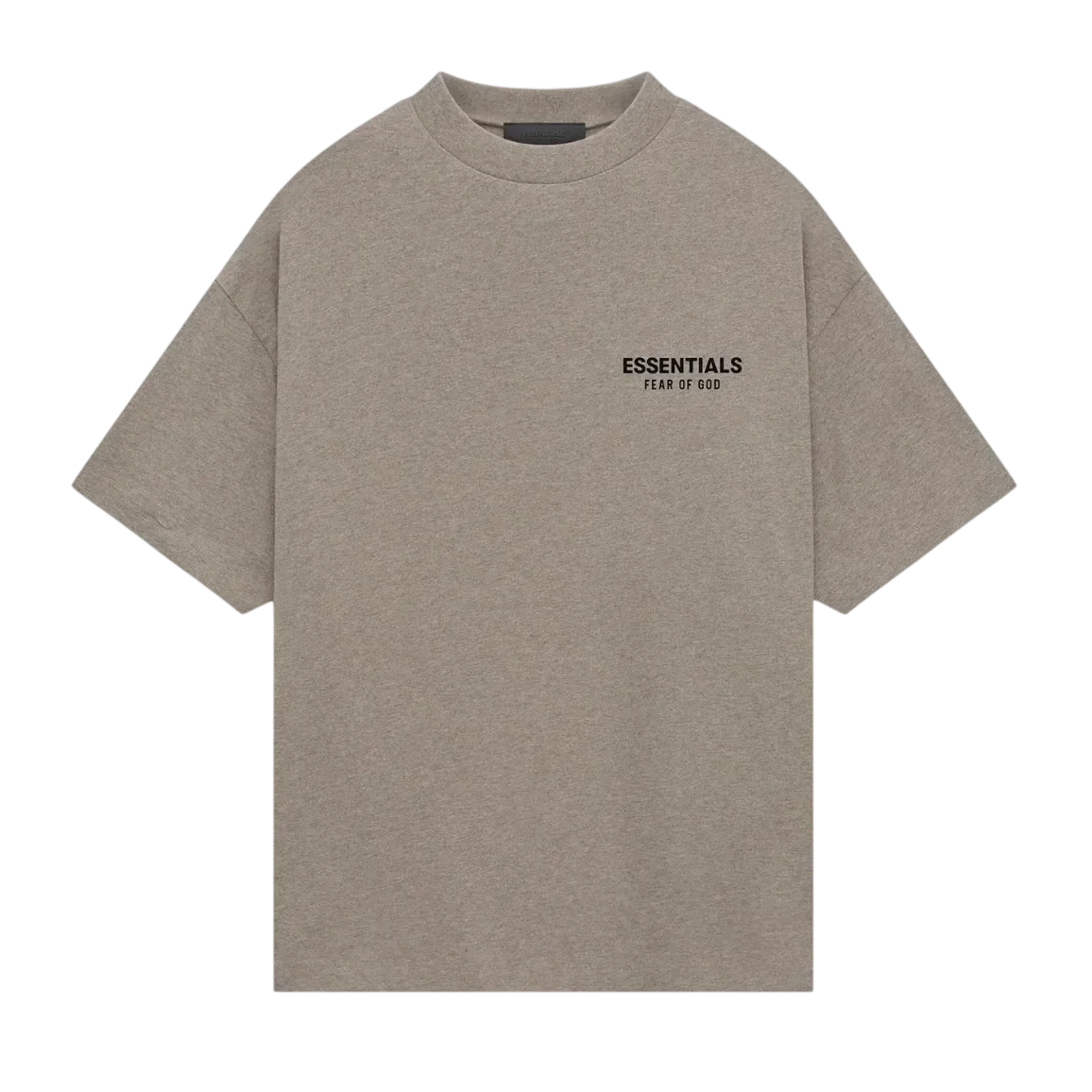Fear of God Essentials Jersey Crewneck Tee Heather Grey