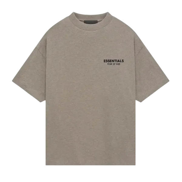 Fear of God Essentials Jersey Crewneck Tee Heather Grey