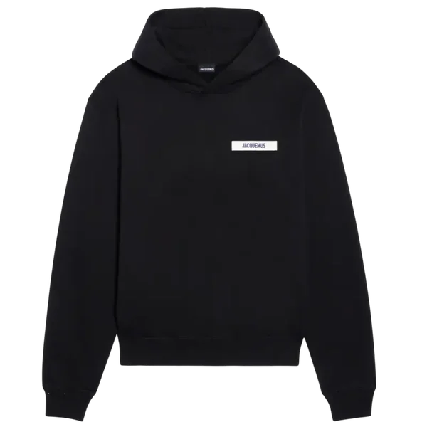 Le Hoodie Gros Grain Jacquemus Black