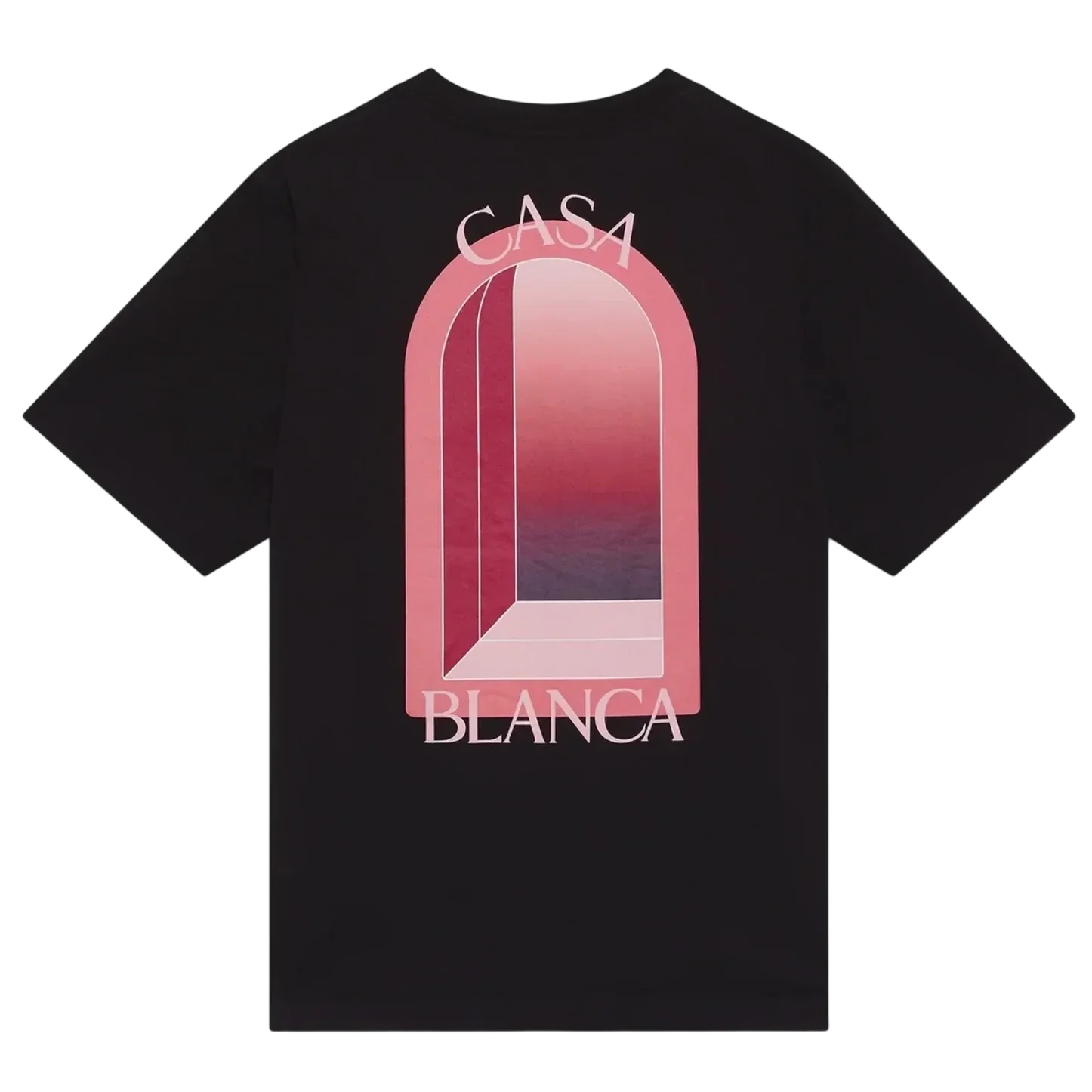 T-shirt Casablanca l'Arche Colorée Black Pink