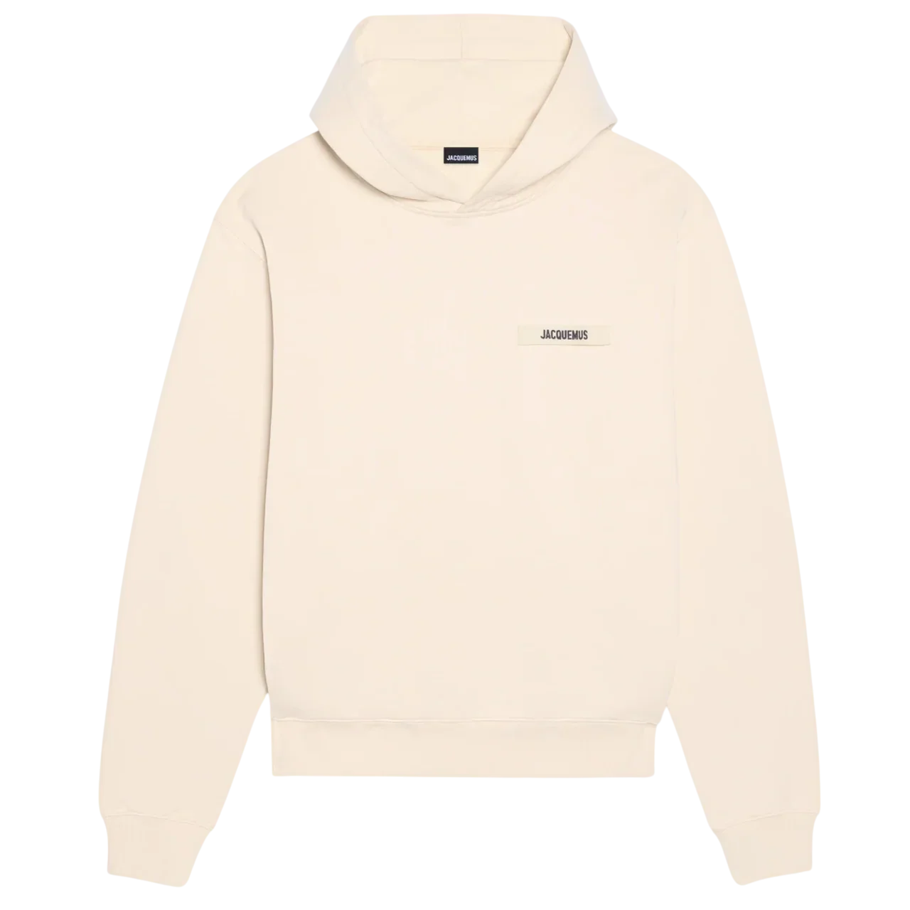 Le Hoodie Gros Grain Jacquemus Cream