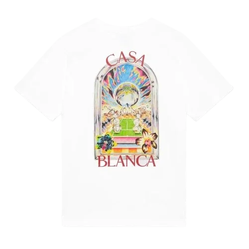 T-shirt Casablanca Landscape White