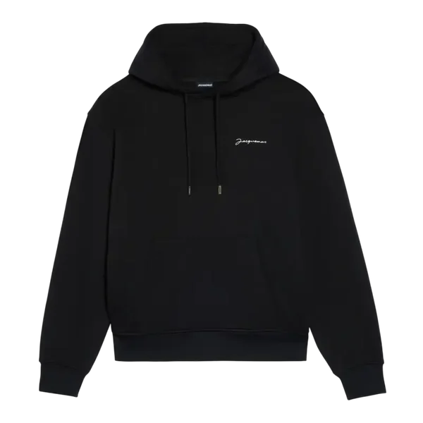 Le Hoodie Jacquemus Noir Brodé