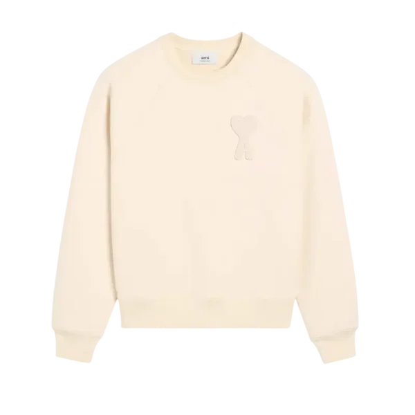 Sweatshirt Beige Patch Beige Ami de Coeur Coton