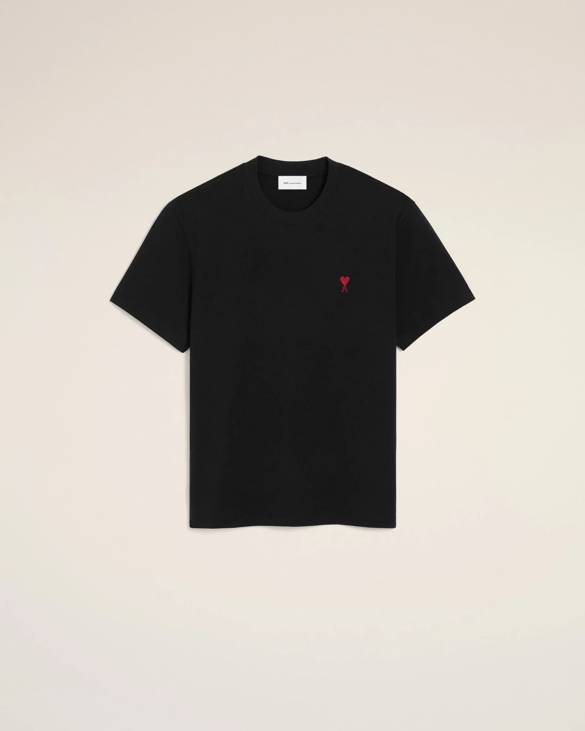 T-shirt Noir Ami de Coeur en Coton