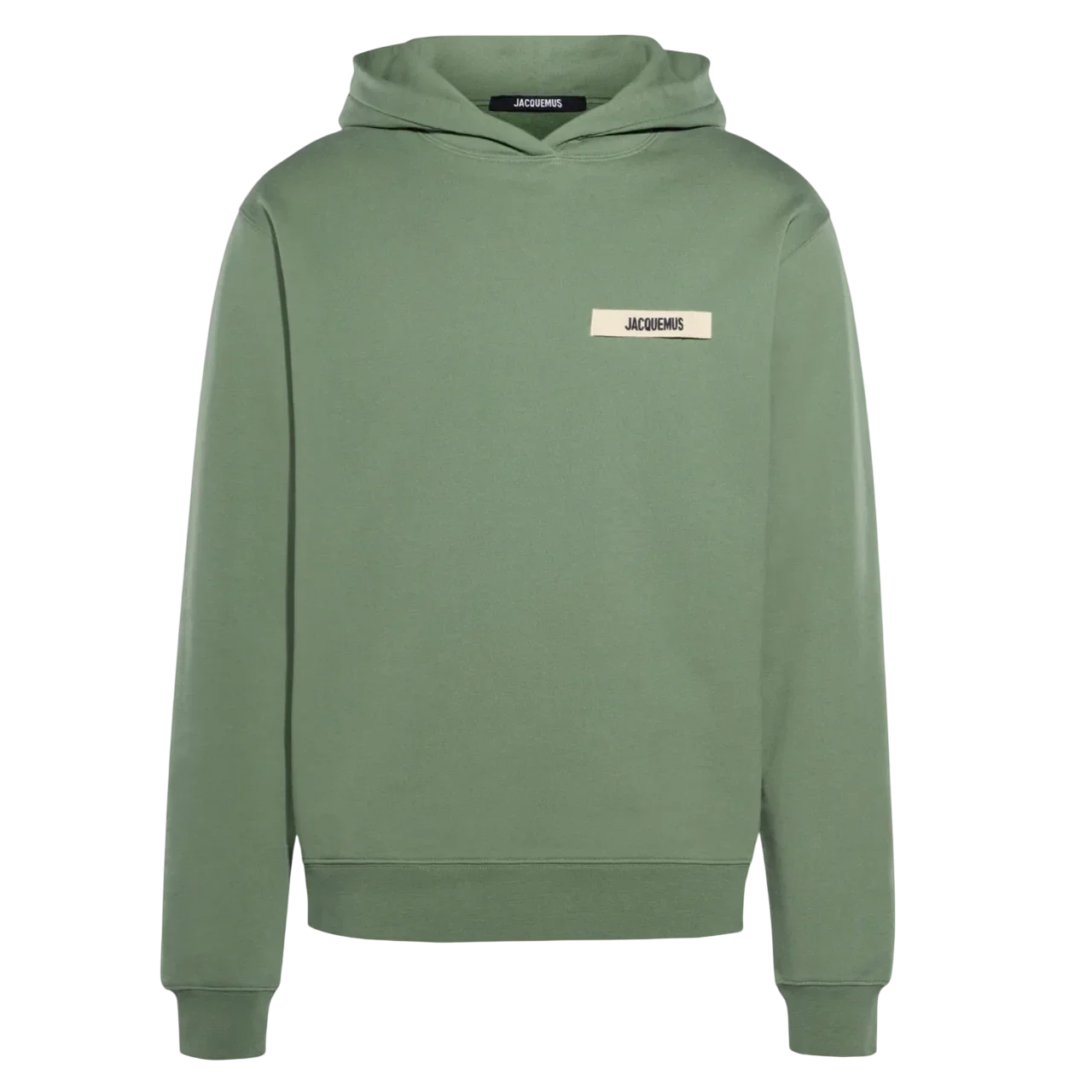 Le Hoodie Gros Grain Jacquemus Khaki