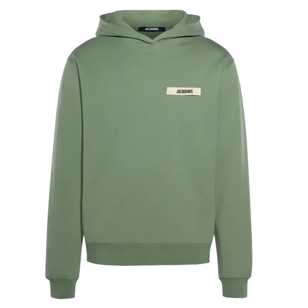 Le Hoodie Gros Grain Jacquemus Khaki