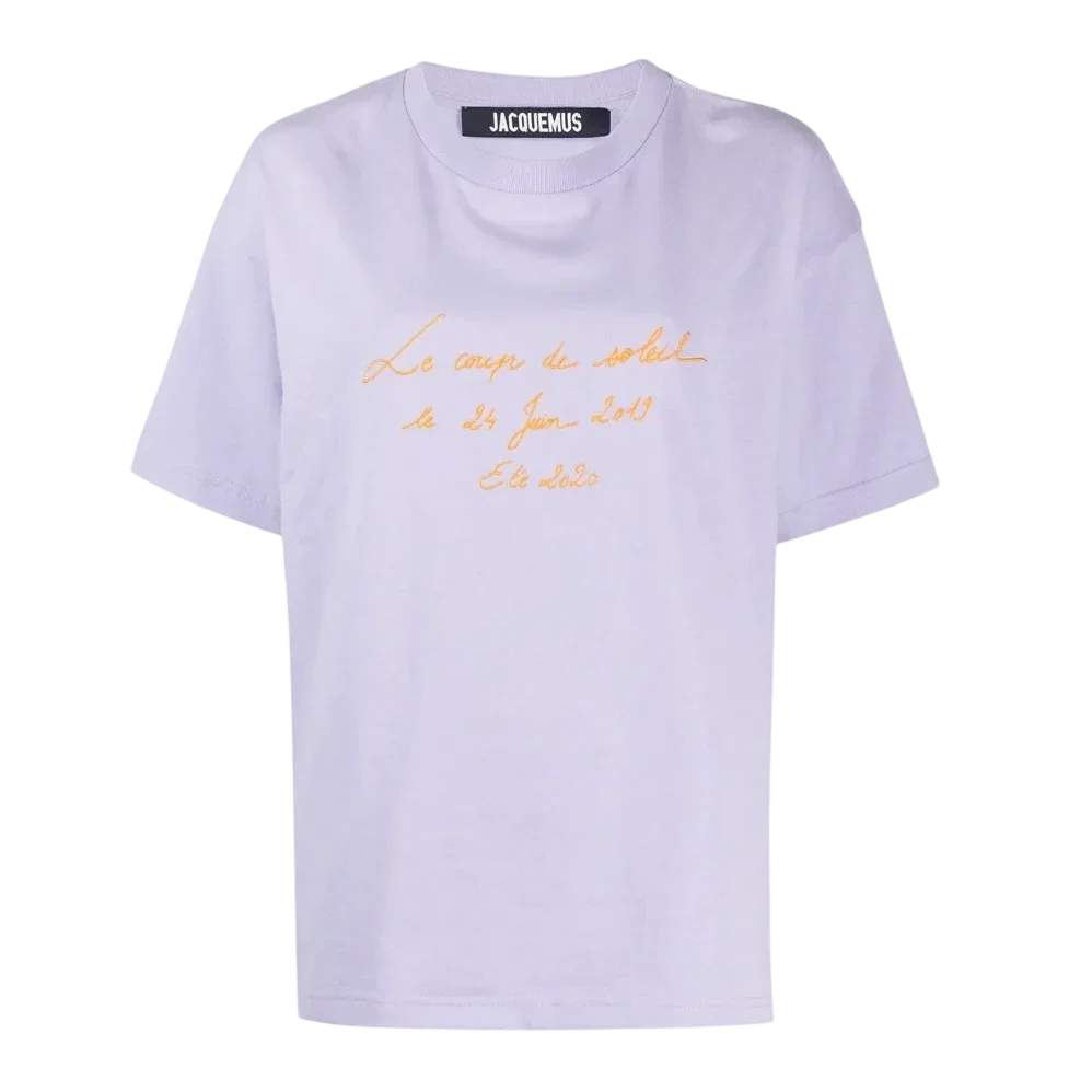 Le t-shirt Coup de Soleil Jacquemus Purple