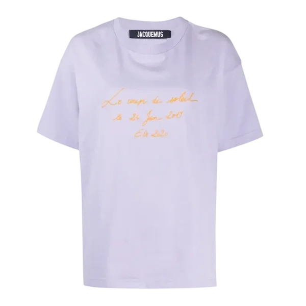 Le t-shirt Coup de Soleil Jacquemus Purple