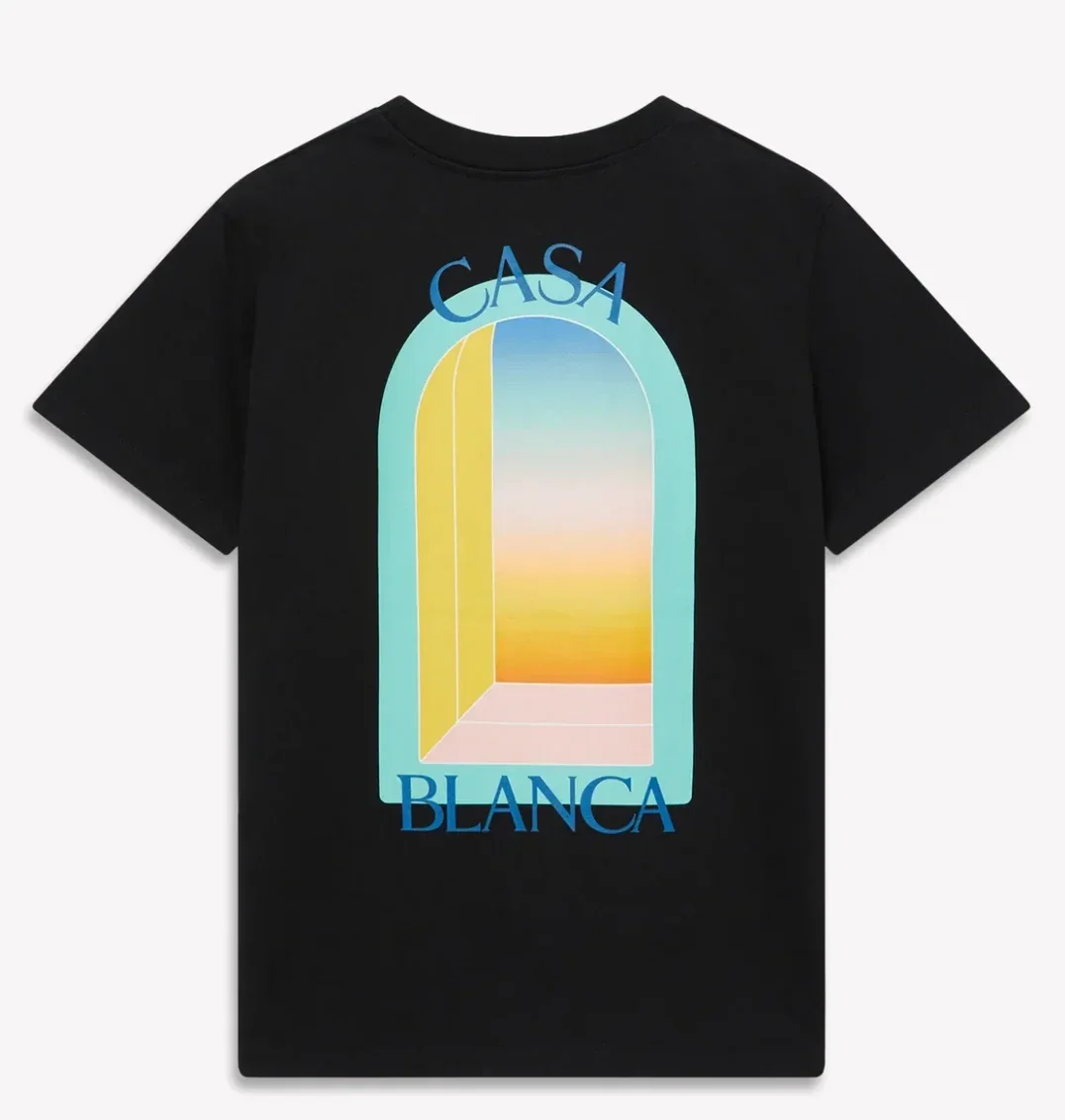 T-shirt Casablanca L'Arche Colorée Noir