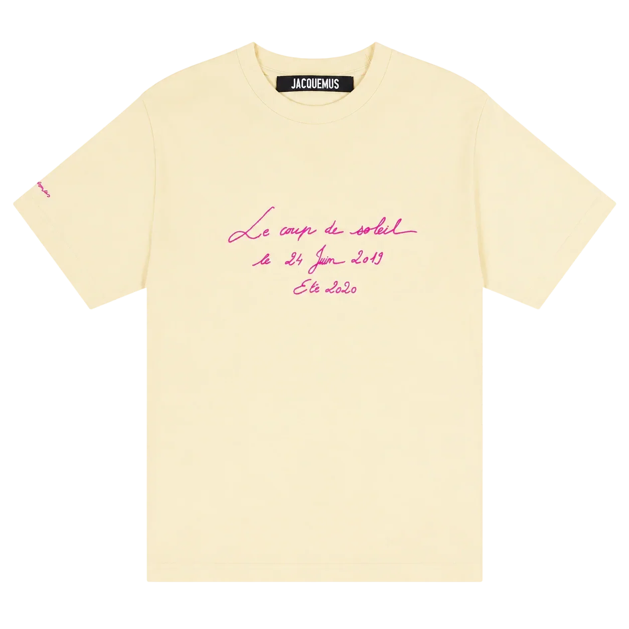 Le t-shirt Coup de Soleil Jacquemus Yellow