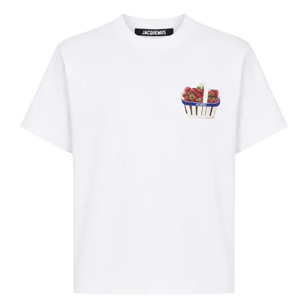 Le t-shirt Fraises Jacquemus White